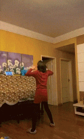 妹子|搞笑GIF:你们认为是这狗的错还是人的错