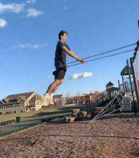 孩子|搞笑GIF:你不是要跑啊!继续啊!累死你!