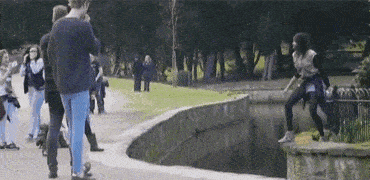 厕所|搞笑GIF动图：终于完成了我小时候想最想观察的结果之一