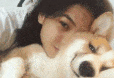 妹子|搞笑GIF动图： 妹子, 你别想跑了