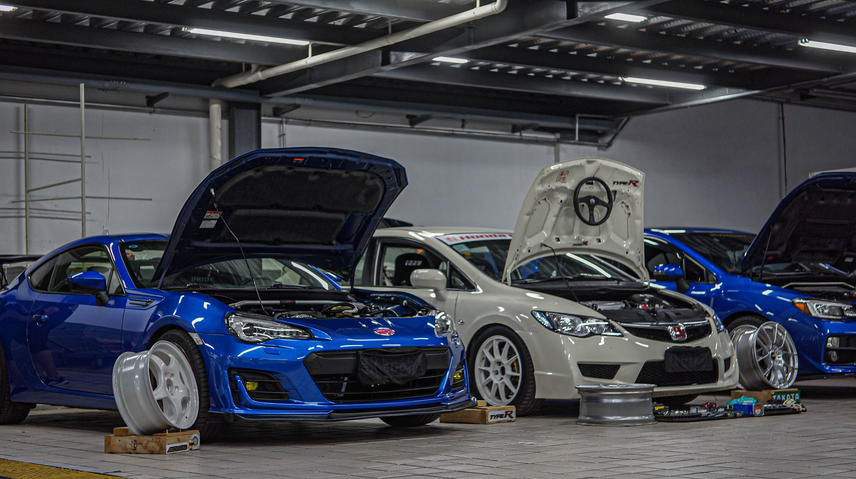 天津滨海之夜pspa改装车小型姿态聚会7