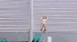 这是|爆笑GIF图：这是一个灵活的胖子，太活泼了吧，哈哈