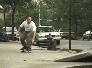 大哥|搞笑GIF: 大哥, 你这碰瓷也太拼了吧