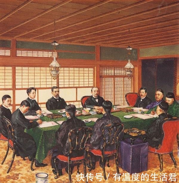 当时为了这次谈判也是商讨了好久,是割地赔款还是迁都后继续作战,实际