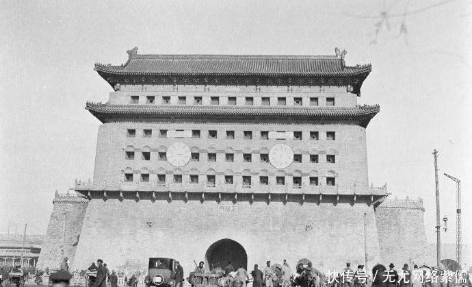 「珍贵老照片」1918年,北京的城门