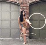 妹子|爆笑GIF: 妹子，你是来跨栏的，还是来搞笑的？