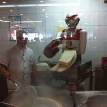 健身房|爆笑GIF图：健身房我已经来了，瘦不瘦就看缘分了