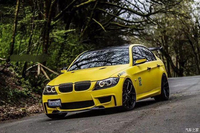 凶猛独特宝马e90335i改装鉴赏