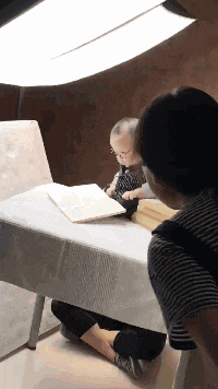 孩子|搞笑GIF:只是过程真的有点痛苦哦。