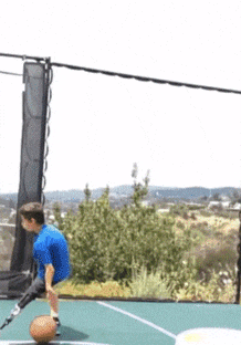 放进|搞笑GIF:千万不要跟打排球的人打篮球