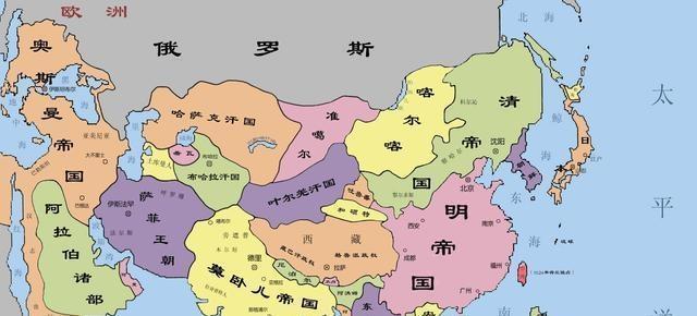 1635年,皇太极征服了内蒙古和朝鲜;1644年,清兵入关,到1661年统一了