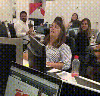 搞笑|搞笑GIF:吓死人了