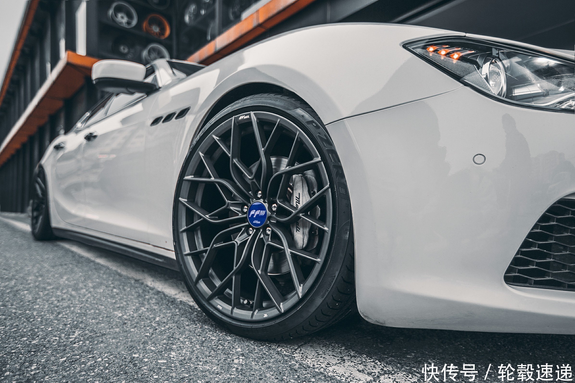 玛莎拉蒂ghibli吉博力改装mmx轮毂