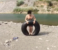 哥们|爆笑GIF: 哥们, 不是对手打败了你, 是你自己打败了自己