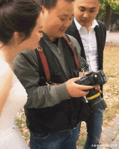女朋友|搞笑GIF: 原来干婚纱摄影工作存在这么大风险呢