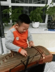 哪吒|搞笑GIF趣图:大叔,你的造型不错,哪吒看到肯定会跳起来的!