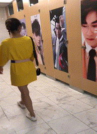 美女|搞笑GIF趣图：美女你顶着两个这么大的压力还能跳过去，我服了