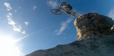 孩子|搞笑GIF趣图:这真的是山地自行车吗，确定不是作死吗？