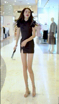 妹子|搞笑GIF趣图:这种做,家里也可以健身