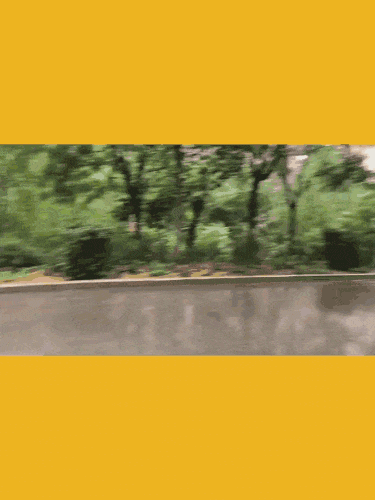 没关系|搞笑GIF：下雨忘记带伞怎么办？没关系我有办法呀！