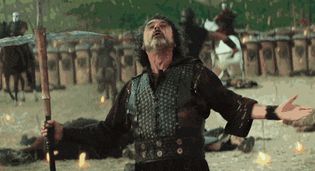 光环|搞笑gif：这就是主角自带的光环！！