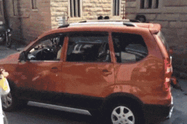 妹子|搞笑GIF:这天不错,可以吃烧烤了