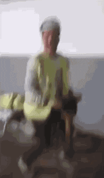 灵性|搞笑GIF:这个刹车就很灵性了！