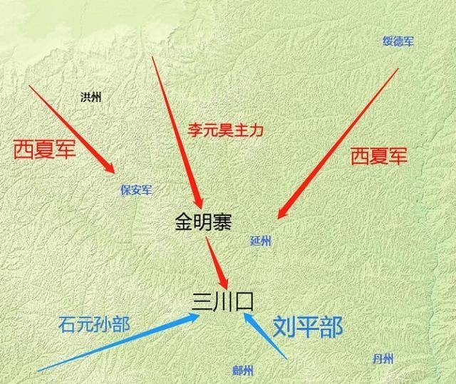 李元昊建立西夏对北宋发起进攻试图扩大版图