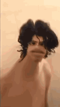 孙女儿|搞笑GIF趣图:听说身材好的姑娘,都是这样下床的