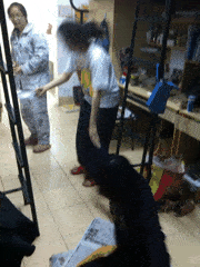 女妖精|搞笑GIF:小姐姐太美了,这眼神动作牵动着我的心啊