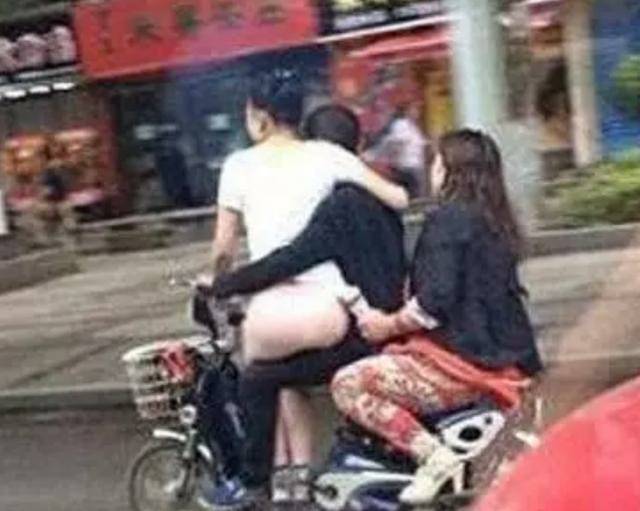 老公|搞笑GIF:骑车出行安全第一,你这哥们很危险的