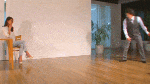 妹子|爆笑GIF:努力健身,才能有完美身材