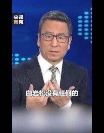 白岩松下场打脸白岩松高仿号