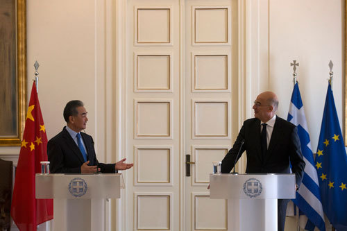 王毅谈向希腊和欧洲传递三个清晰信息
