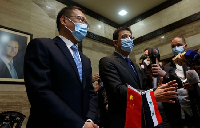 中国向叙利亚援助50万剂新冠疫苗